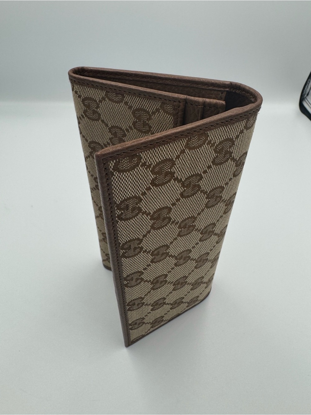 Gucci Original GG Canvas Continental Wallet 346058 KY9LG Beige Brown Vintage - Picture 15 of 17